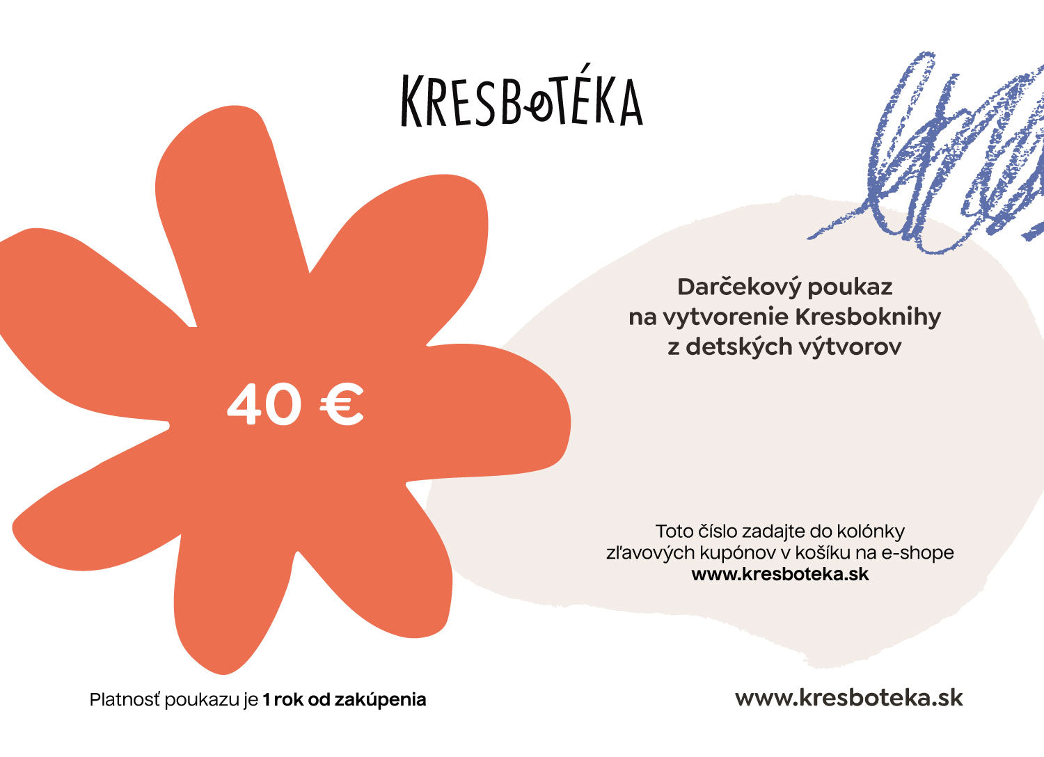 Elektronický darčekový poukaz